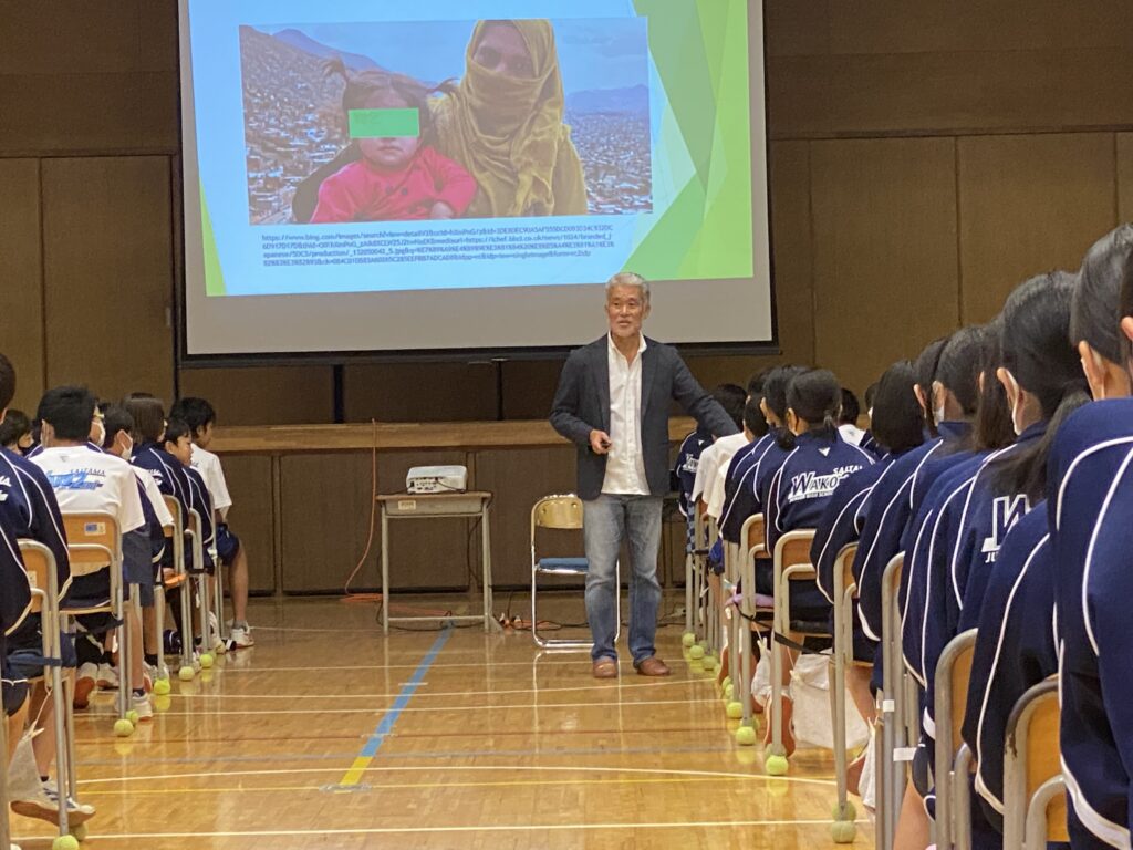 埼玉県和光市立第二中学校対話会での戸田