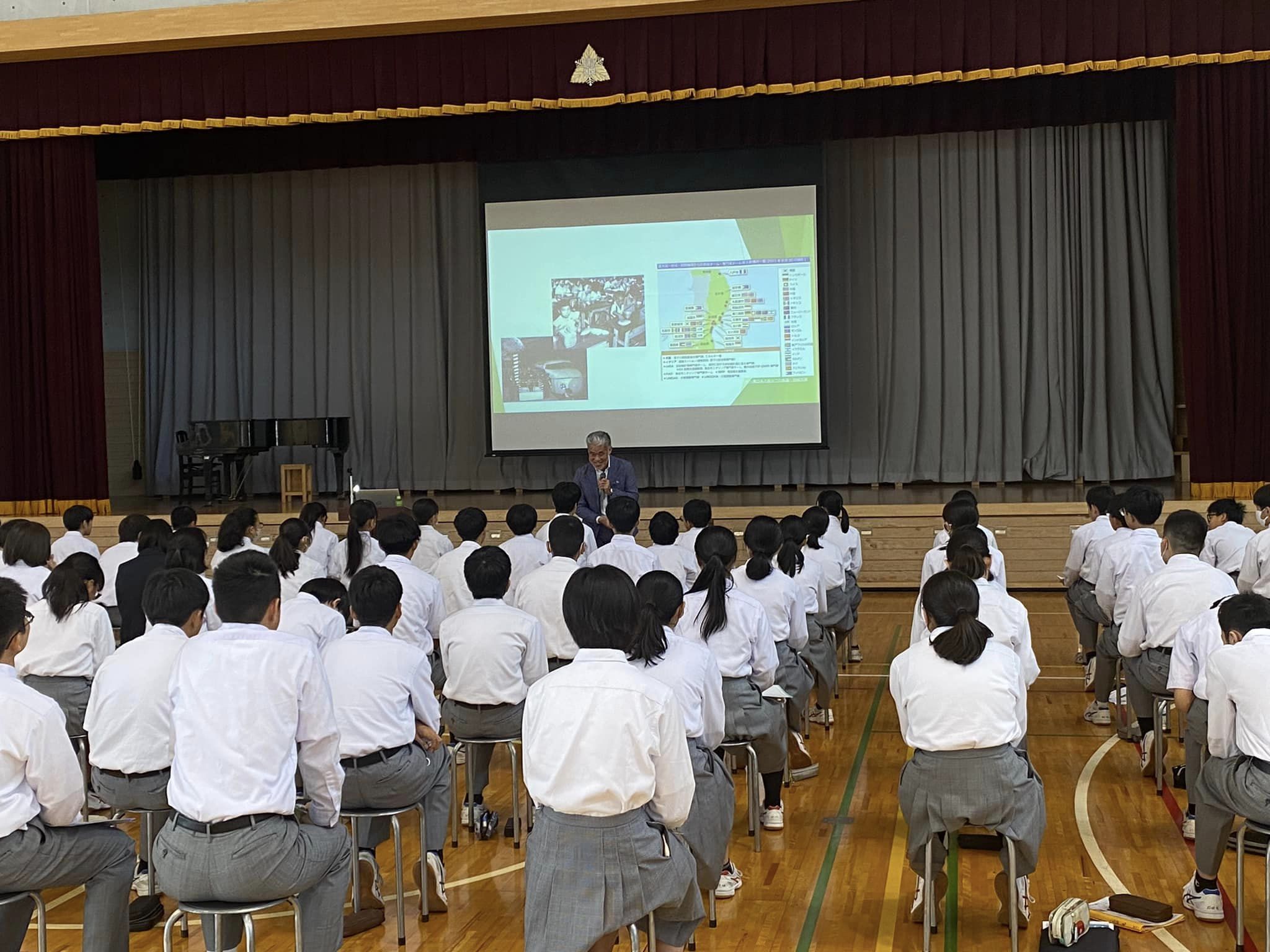 長岡市立東中学校２年生との対話