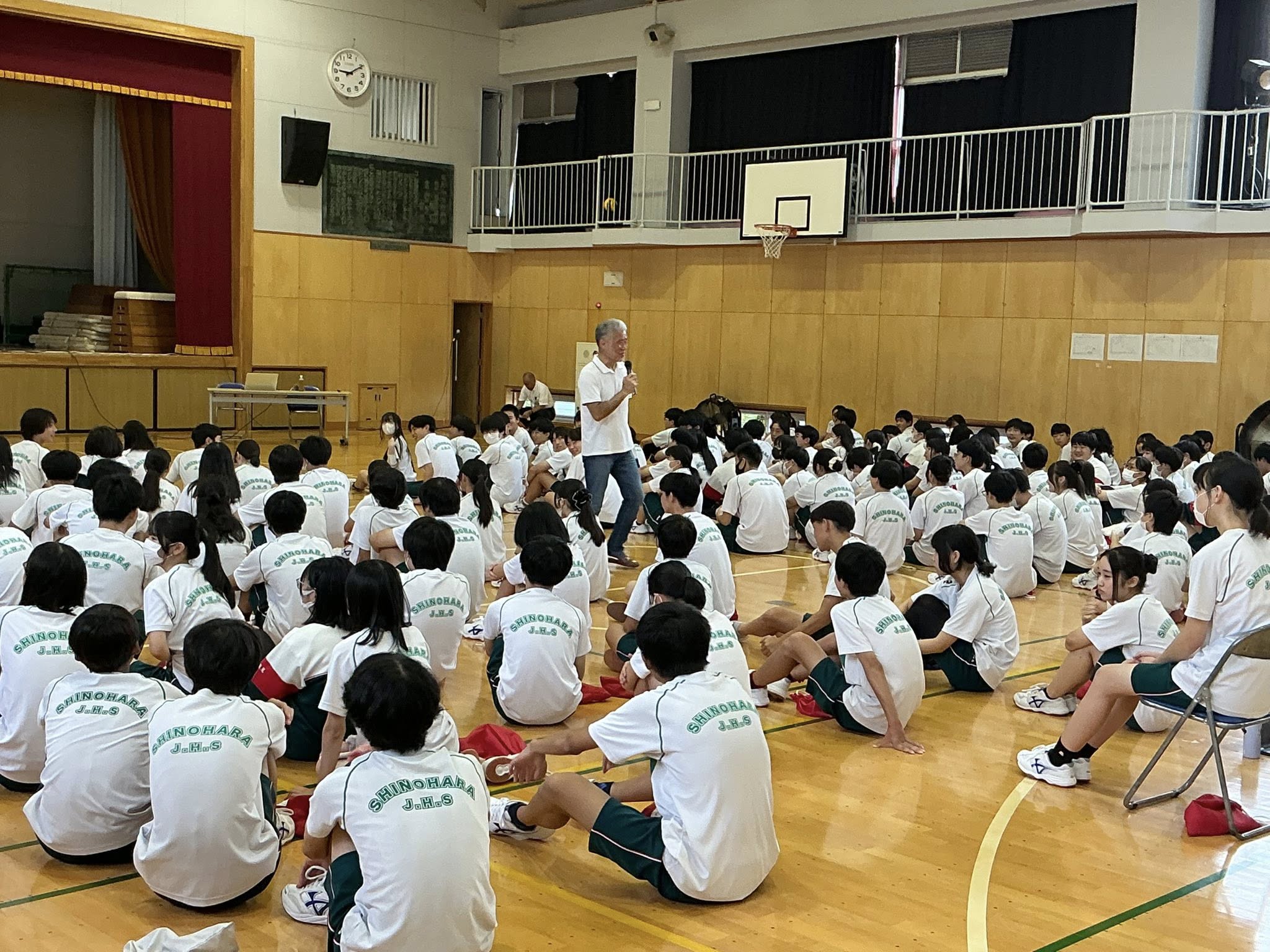 横浜市立篠原中学校。9/4と9/8イベント